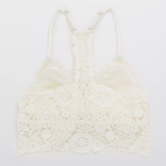 Aerie Lace Padded Racerback Bralette XS - Picture 4 of 9